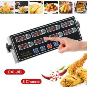 8-Channel Digital Kitchen Timer